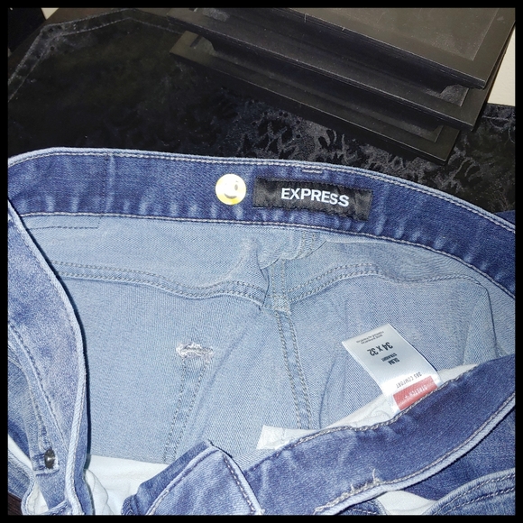 Express Stretch Jeans 365 Comfort Slim Straight 34 x 32 - Picture 4 of 4